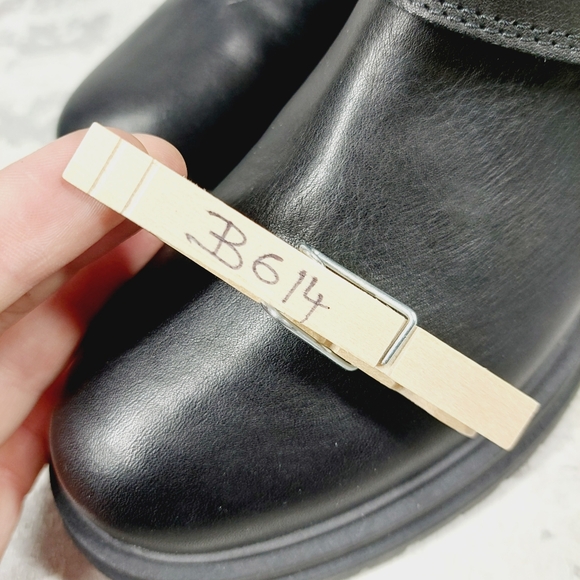 NEW Blondo Garnet Waterproof Biker Lug Sole Black Leather Moto Ankle Boot B614 - Picture 11 of 11